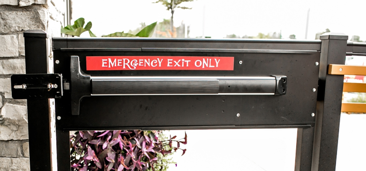 emergency push bar installation in Fort Lauderdale